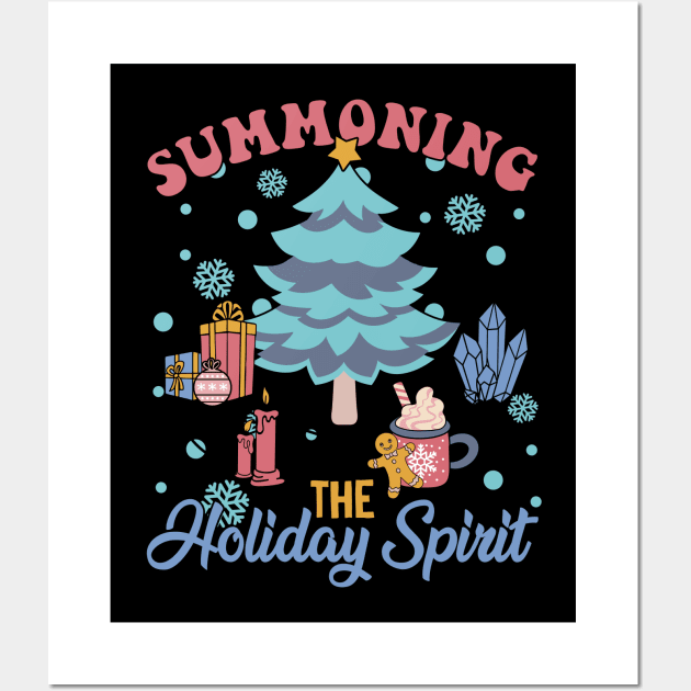 Summoning Holiday Spirit Wall Art by MZeeDesigns